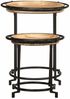 vidaXL 2-tlg. Beistelltisch-Set Massivholz Mango 4013513 Bild 2