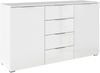 OTTO home Kombikommode Sideboard Schubladenkommode AGORDO mit Dekor- oder Hochglanzfront (in zwei Griff-Farben, Breite 120 cm), vier große Schubladen, mit insgesamt 4 Einlegeböden MADE IN GERMANY Bild 4
