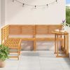 vidaXL Gartenbänke Set 4 pcs Braun Massivholz Akazie 3328693 Bild 4