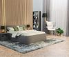 FDM Stauraumbett Bettgestell Bettrahmen Doppelbett 120x200, 140x200, 160x200, 180x200cm (MADE IN EU - Elternbett Doppelbett Gästebett Bett, optional mit Matratze + inklusive Lattenrost), Metallrahmen mit hydraulischer Klappfunktion Bild 2