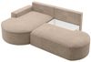 Ecksofa Schlafsofa Sofa GIRONA Stoff Arena Sand Ottomane Links Bild 3