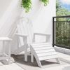 vidaXL Adirondack-Stuhl Weiß 82 x 74 x 92 cm HDPE 42006629 Bild 3