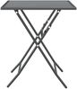 vidaXL 3-tlg. Garten-Essgruppe Streckmetall Anthrazit 3084717 Bild 5