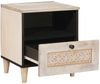 vidaXL Nachttisch 2 pcs Weiß 40 x 33 x 46 cm Holzwerkstoff 4018123 Bild 3