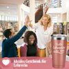 Livole Beste Lehrerin der Welt Thermobecher 600ml Roségold Bild 4