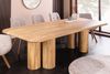 riess-ambiente Esstisch ART DECO 240cm natur - Massivholz, Säulenfüße, lackiert, rechteckig (Einzelartikel, 1-St), Massiver Speisetisch - ideal für Küche, Wohnzimmer oder Essbereich Bild 4
