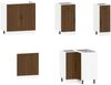 vidaXL 11tlg. Küchenschrank-Set Porto Braun Eichen-Optik Holzwerkstoff 3314968 Bild 4