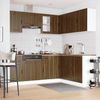 vidaXL 11tlg. Küchenschrank-Set Porto Braun Eichen-Optik Holzwerkstoff 3314968 Bild 3