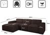 Kaiser Möbel Ecksofa Eckcouch SIENA L-Form, Stoff Poso/Salvador/Maloy/Artico/Velo, Einzelsofa, Bequem, originelles Design, praktisch, viele Farben Bild 2