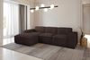 Kaiser Möbel Ecksofa Eckcouch SIENA L-Form, Stoff Poso/Salvador/Maloy/Artico/Velo, Einzelsofa, Bequem, originelles Design, praktisch, viele Farben Bild 5