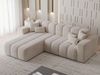 GrainGold Ecksofa L-Form NORK - 265x180 cm, Beige, Links, Polyurethanschaum, Wellfedern Bild 2