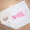 17,30 Hamburg Geschirrtuch Katzenwäsche, Pink, (1-tlg), 50x70 cm, Siebdruck Bild 2