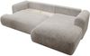 Selsey 'Ovo Cord' Ecksofa mit Cordbezug, Schlaffunktion und Stauraum, Graubeige, rechts Bild 3