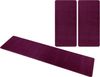 Bettumrandung Nasty Floor | Bettvorleger 3er Set - schwarzbeere - 70x140/70x140/70x240 cm Bild 4