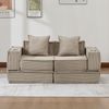 2-Sitzer Sofa B 162 x T 78 x H 66 cm aus Cord, modular Bild 1
