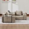 2-Sitzer Sofa B 162 x T 78 x H 66 cm aus Cord, modular Bild 4