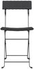 vidaXL Bistrostühle 4 Stk. Klappbar Schwarz Poly Rattan und Stahl 3152112 Bild 4