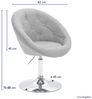 SVITA Havanna Sessel Lounge Clubsessel Barhocker Drehsessel Retro Pink Bild 3