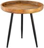 Beistelltisch Holz rund ø 40 o. 50cm Vancouver Couchtisch Wohnzimmer Tisch Me... Bild 4