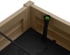vidaXL Hochbeet Hellbraun 110x45x79 cm Polypropylen 364176 Bild 5