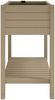 vidaXL Hochbeet Hellbraun 110x45x79 cm Polypropylen 364176 Bild 4