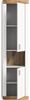 Hängeschrank >Laredo< in weiß/weiß matt - 45x172x30cm (BxHxT) Bild 3