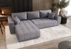 Ecksofa Schlafsofa CAMILA Stoff Monolith Sky Ottomane Links Bild 2