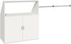 VCM Kleiderschrank Dacho M 922535 Weiß B. 90 x H. 100 x T. 50 cm Bild 2