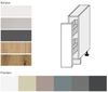Apothekerunterschrank KVANTUM 15cm mit Metallauszug Farbe und Ausführung weiß matt / weiß (Q-D15/kargo) Bild 2
