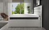 Boxspringbett FESTO 180x200 cm Kunstleder Soft Weiss Bild 2