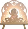 Weigla Lichterbogen Engel in Wolke, Dekoleuchte aus Holz, NATUR, Made in Germany (1-tlg), Erzgebirge garantiert, Weihnachtsdeko Innen, Weihnachtsbeleuchtung Bild 5