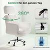 Patbrela Drehstuhl Bürostuhl mit verstellbaren Armlehnen und Fußstütze Bild 3
