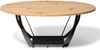 Couchtisch >Mona < in schwarz/braun - 100x40x60 (LxHxT) Bild 2