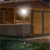 Novzep LED Gartenleuchte LED Solar Gartenlaterne, Stehleuchte aus Edelstahl Gartenlampe 160 cm, Solarlampe mit Lichtsensor 30 Lumen Erdspieß Bild 2