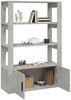 vidaXL Sideboard Betongrau 80x30x119,5 cm Holzwerkstoff 819472 Bild 5