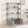 vidaXL Sideboard Betongrau 80x30x119,5 cm Holzwerkstoff 819472 Bild 3