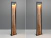 2er Set LED Wegeleuchten in Anthrazit & Holzoptik, Höhe 100cm Bild 3