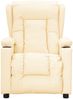 vidaXL Relaxsessel Creme Kunstleder [339071] Bild 2