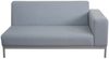 Alu-Garten-Garnitur HWC-C47, Sofa, Outdoor Stoff/Textil ~ blau ohne Ablage, ohne Kissen Bild 3