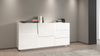 Sideboard >Bitonto< in Weiß Hochglanz - 180x86x44cm (BxHxT) Bild 5