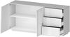 Sideboard >Bitonto< in Weiß Hochglanz - 180x86x44cm (BxHxT) Bild 4