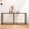 Konsolentisch, Beistelltisch, Konsole Transparent 160x35x75,5 cm Hartglas Bild 2