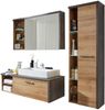 Badmöbel-Set Bay Eiche und grau mit Waschbecken (186 x 190 cm) Bild 2