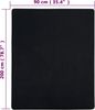 vidaXL Spannbettlaken 2 Stk. Jersey Schwarz 90x200 cm Baumwolle 136211 Bild 5