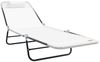 vidaXL Klappbare Sonnenliege Creme 182 x 55 x 85,5 cm Textilene 42003152 Bild 2
