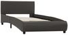 vidaXL Bettgestell mit LED Grau Kunstleder 90x200 cm, Mit Beleuchtung [285492] Bild 3