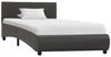 vidaXL Bettgestell mit LED Grau Kunstleder 90x200 cm, Mit Beleuchtung [285492] Bild 2