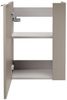 FACKELMANN SBC B.PARIS Waschbeckenunterschrank Gäste WC 45 cm breit, Grau, Türanschlag links Bild 2
