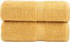 vidaXL Premium-Waschtücher SOLUND 2 Stk. Gold 30x30 cm 600 g/m² 137275 Bild 1