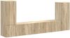 vidaXL TV-Schrankset 4 pcs Sonoma-Eiche Holzwerkstoff 3409116 Bild 2